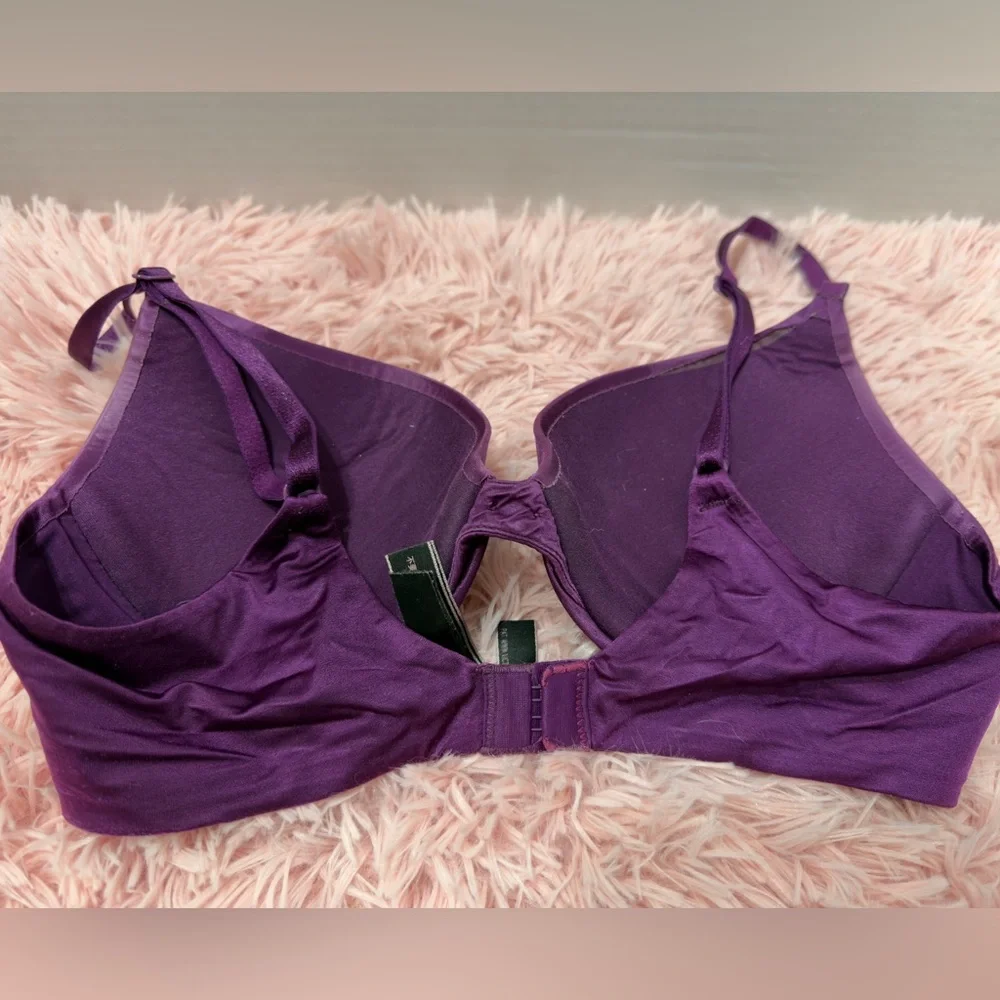 Victoria's Secret So Obsessed‎ Push-Up Deep Purple Bra Sz 32C EUC